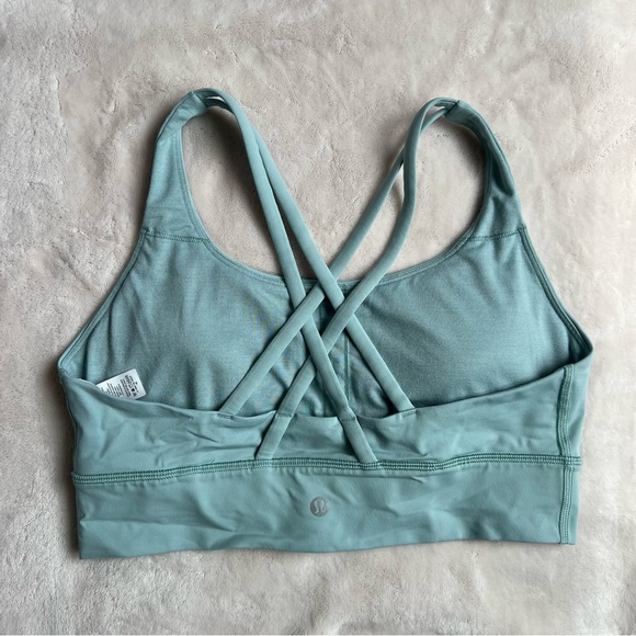 Lululemon Energy Bra Long Line *Medium Support, B–D Cup in Hazy Jade - Picture 11 of 12